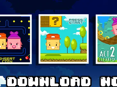 Two Pixels Game art game ios pixel