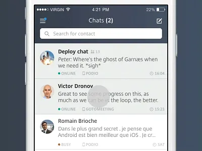 Quick Message after effects ios iphone it is cold meeting work