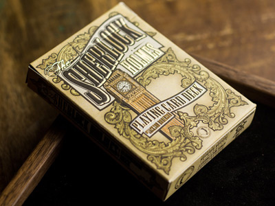 Sherlock Holmes Playing Cards engraving playing cards sherlock holmes