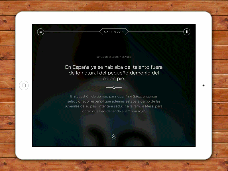 Interactive Messi Book app biography book football interactive ipad magazine