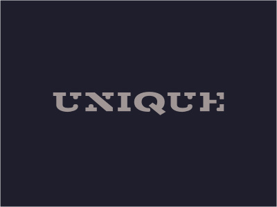 Unique cosmetics custom cut fashion lettering logo logotype luxury stencil style typography watch