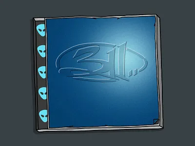 311 311 art blue album illustration jlfirstloves josh lafayette lol music
