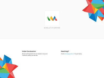 Coming Soon alaminmir colorful coming soon creativemine design flat