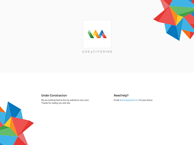 Coming Soon alaminmir colorful coming soon creativemine design flat
