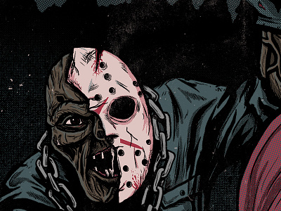 It's Friday 13th 80s camp blood comics ec ec comics friday the 13th halftones horror jason