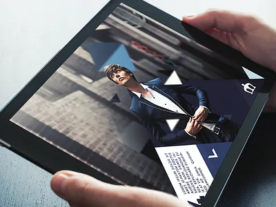 Merc Clothing 'Angular' #4 app apple clothing complimentary flash interaction interface ipad mercy mockup scroll ui