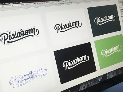 Vectorizing brush calligraphy font hand drawn hand lettering logo logotype pencil sketch type typeface typography