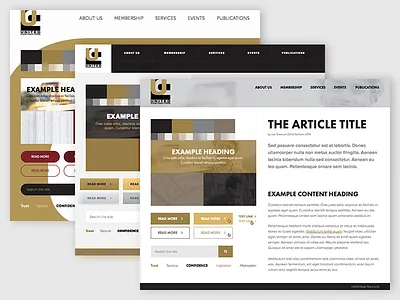 United Contractors Style Tiles cause charity design joomla moodboard nonprofit style tile ui web