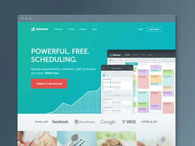 Shot #1914735 colorful web design website