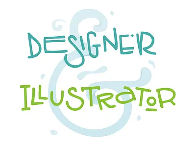 Designer & Illustrator designer illustration illustrator personal vector wip