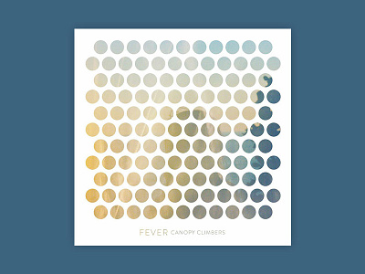 Canopy Climbers "Fever" Single album art clean design holga imagery packaging simple simple is better
