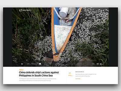Reuters TV : Web View china news player reuters tv video web app
