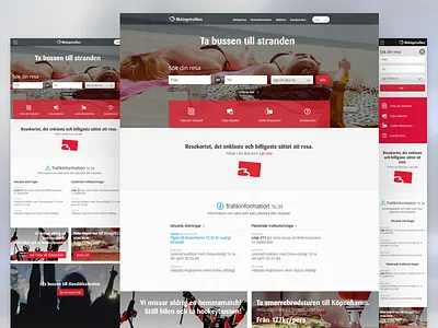 Blekingetrafiken - web responsive website