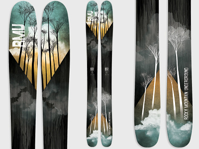 North Shore 2016 ski graphics skis winter