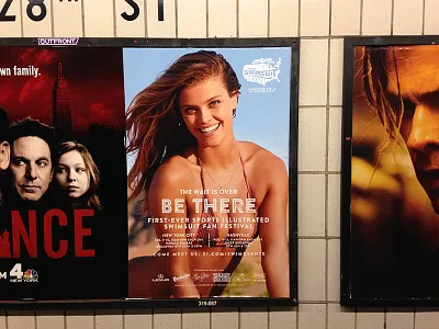 2015 SI Swimsuit promotions posters print sexy swim swimsuit