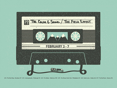 The Color and Sound Tour Poster gig poster screen print