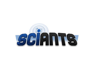 SciAnts Logo cartoon game gaming logo scifi simplistic