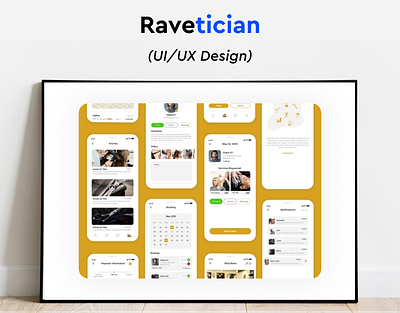 Ravetician App UI/UX Design app branding design graphic design illustration logo mobile design ui ux vector