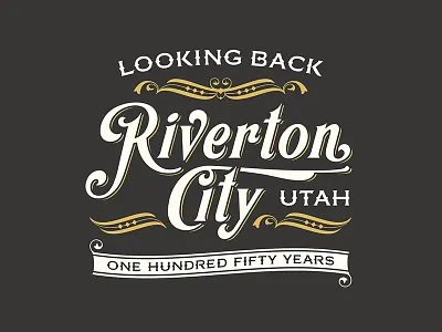 Riverton City Book Cover book cover riverton typography utah
