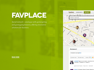 Cover Image Favplace maps portal portfolio sitemap