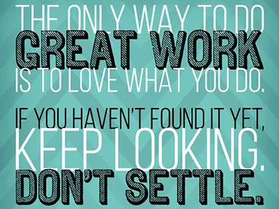 Jobs Quote design graphicdesign quote type typography