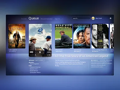 Browse Movies browse movies queue synopsis television tv ui