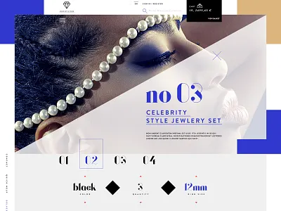 JewelryShop finall work. beauty clean ecommerce jewelry light luxury man minimal shop store ui women
