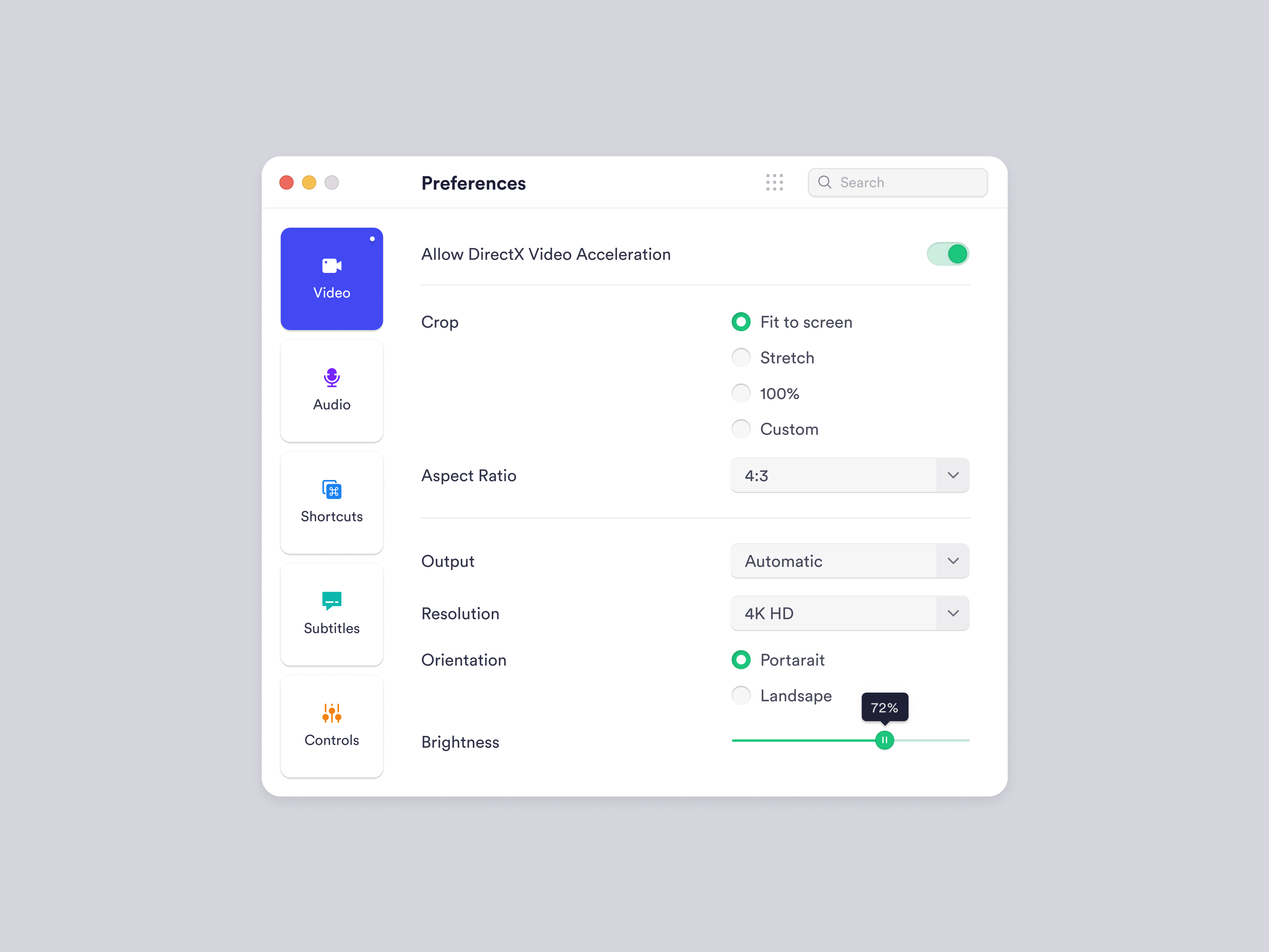 Preferences akhil sunny asish sunny audio clean design dropdown minimal modal pixalchemy preferences product product design radio button ui uiux ux video web app web design web ui