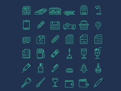 Everyday life icon icon design icon set icons line icon outline icons