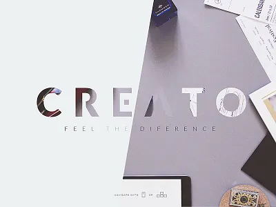 Creato - Sneak Peak bootstrap flat light minimal one page web website white wordpress