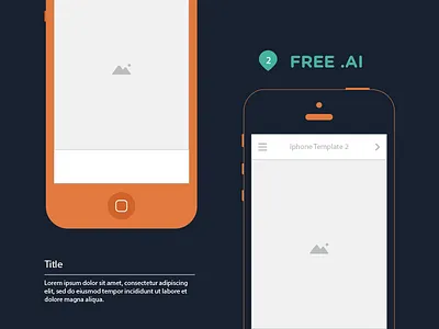 Freebie - Iphone templates for mobile storyboard clean design download flat free freebie ressource simple storyboard ui ux wireframe