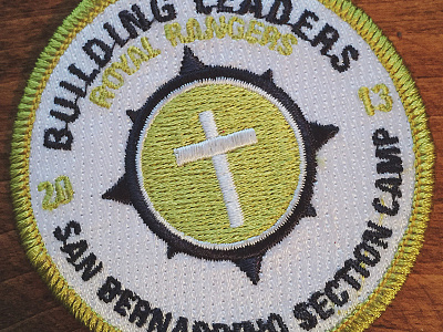 Camp Patch camp embroidered patch scouting