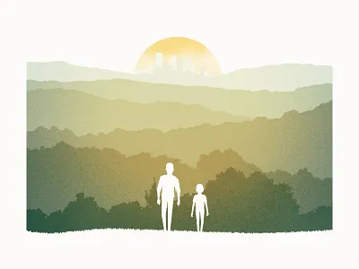 The Last of Us Wilderness character illustration landscape vector video games