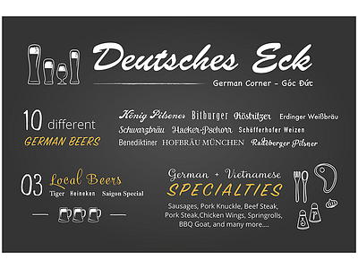 Restaurant promotion, chalkboard style chalkboard promotion restaurant typo