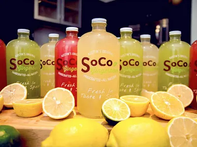 SOCO Gingerbeer austin gingerbeer logo texas