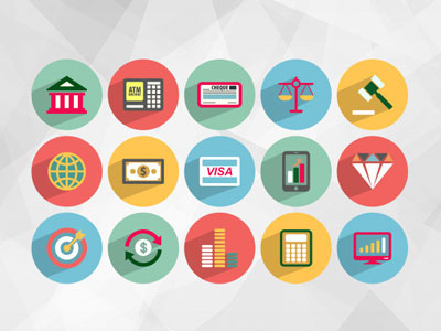 Free Flat Finance Icons finance flat free freebie icons long shadow vector