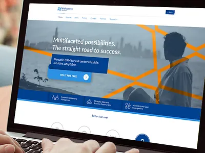 MyBusinessCrm colors design selector ui ux web webdesign