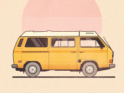 Westfalia camper texture van vanagon vector vw westfalia