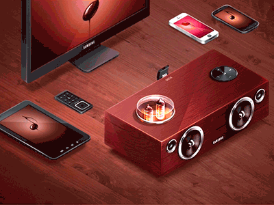 Samsung sound cuisine advertising display non standard display samsung