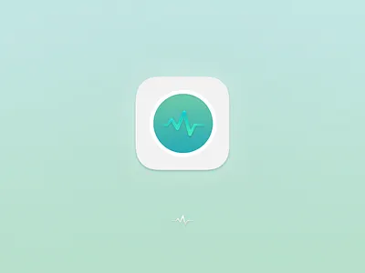 Health App Icon Ver 02 app circle graph icon india iphone saurabhj ui