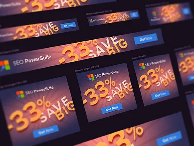 Set of web banners for app. advert app application banner big button color gradient photoshop sale web