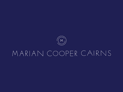 MCC Identity custom food identity logo navy red stylist type