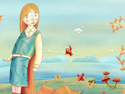 Nature Calls You book characterdesign childrenbook drawing editorial illustraiton