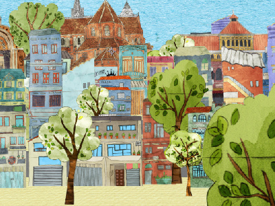 Tet in Vietnam - WIP animation art cartoon house motion paint photoshop redcat tet vietnam