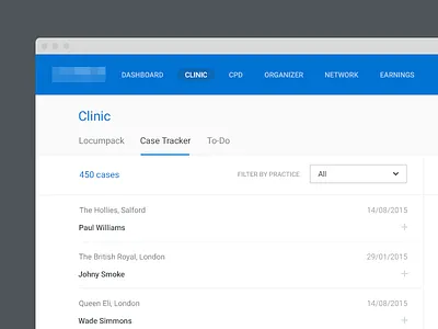 Medical app [wip] admin app clean dashboard flat hospital interface medical user ux