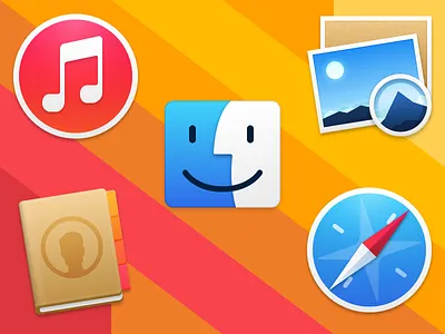 Glacier freebie icon replacement sketch yosemite icons suck