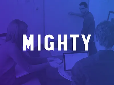 New Mighty Website mighty portfolio purple redesign website