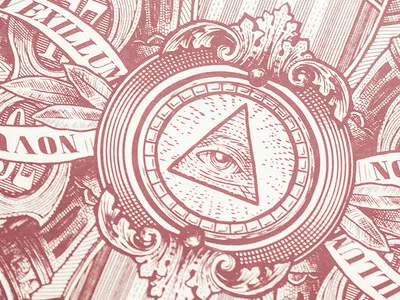 Reserve Note Screen Print currency engraving money playing cards poker screen print