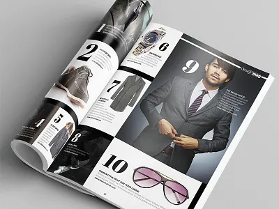 Magazine Template - InDesign 40 Page Layout V6 book booklet brochure corporate design graphic design indesign leaflet magazine newsletter print professional