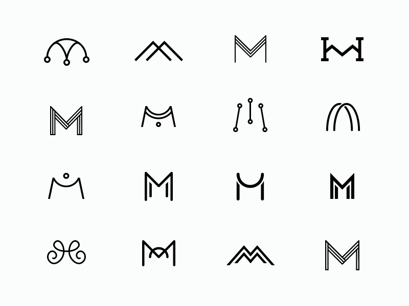 The Other M gif icon logo m minimal simple